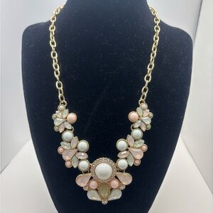 Elegant Gold and Pastel Necklace